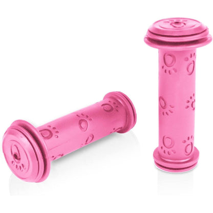 Fahrradgriffe Kinder 22mm – Rosa, Sicherheits-Gummi Grips
