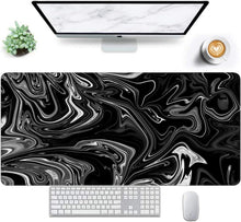 Gaming Mauspad XXL Flüssigmetall 900 x 400 mm vernähten