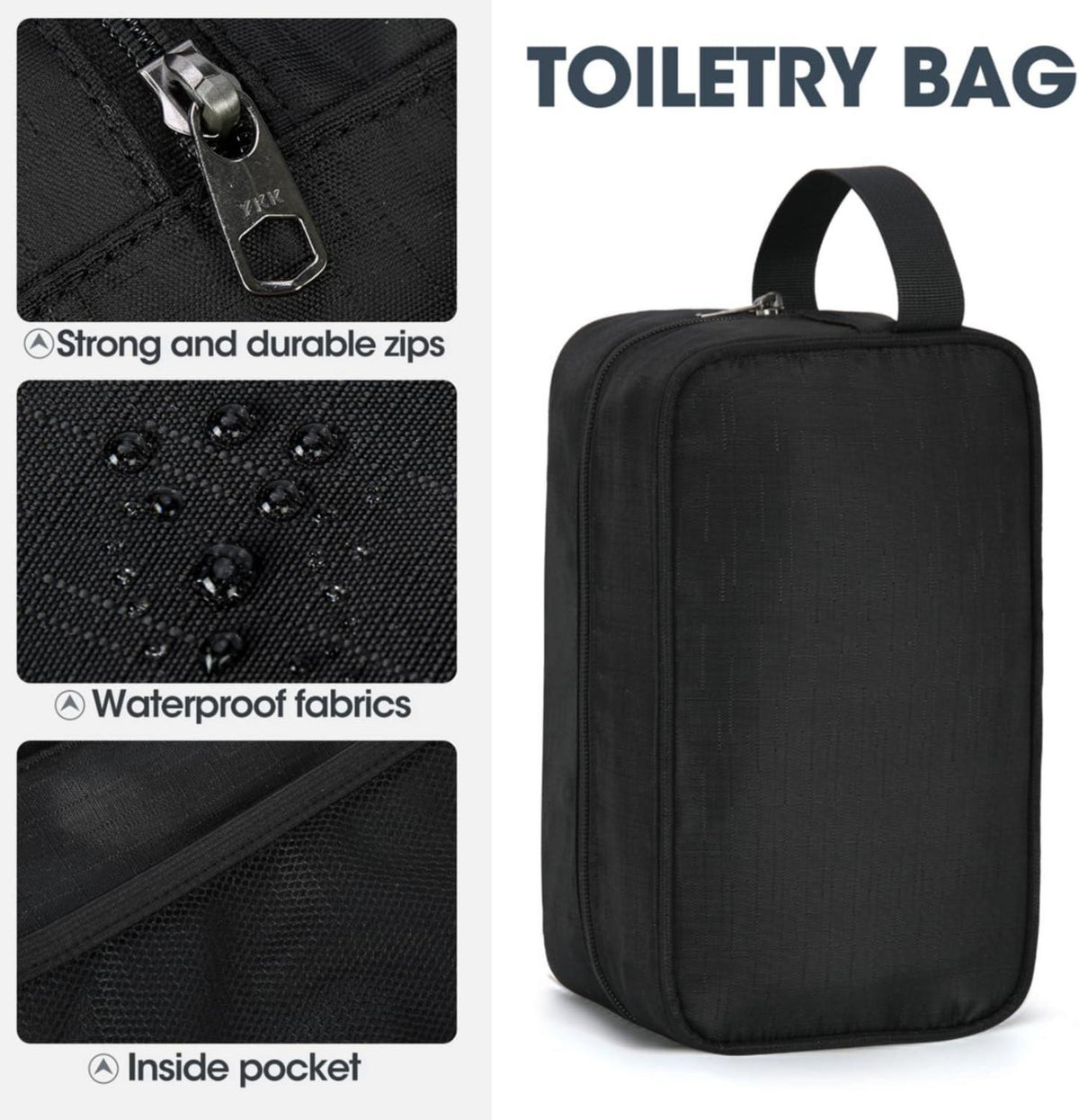 Faltbare Reisetasche 100L Schwarz Sporttasche WeekenderUrlaub