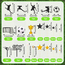Kuchendeko Fußball Geburtstag Party Cake Topper Set
