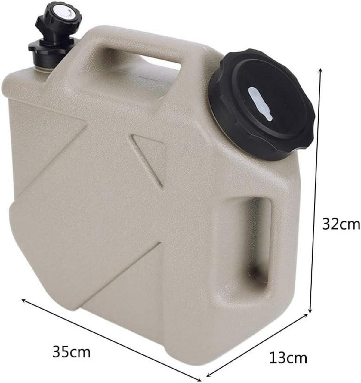 Transparenter RUYI Trinkwasserkanister mit Hahn 10L für Camping