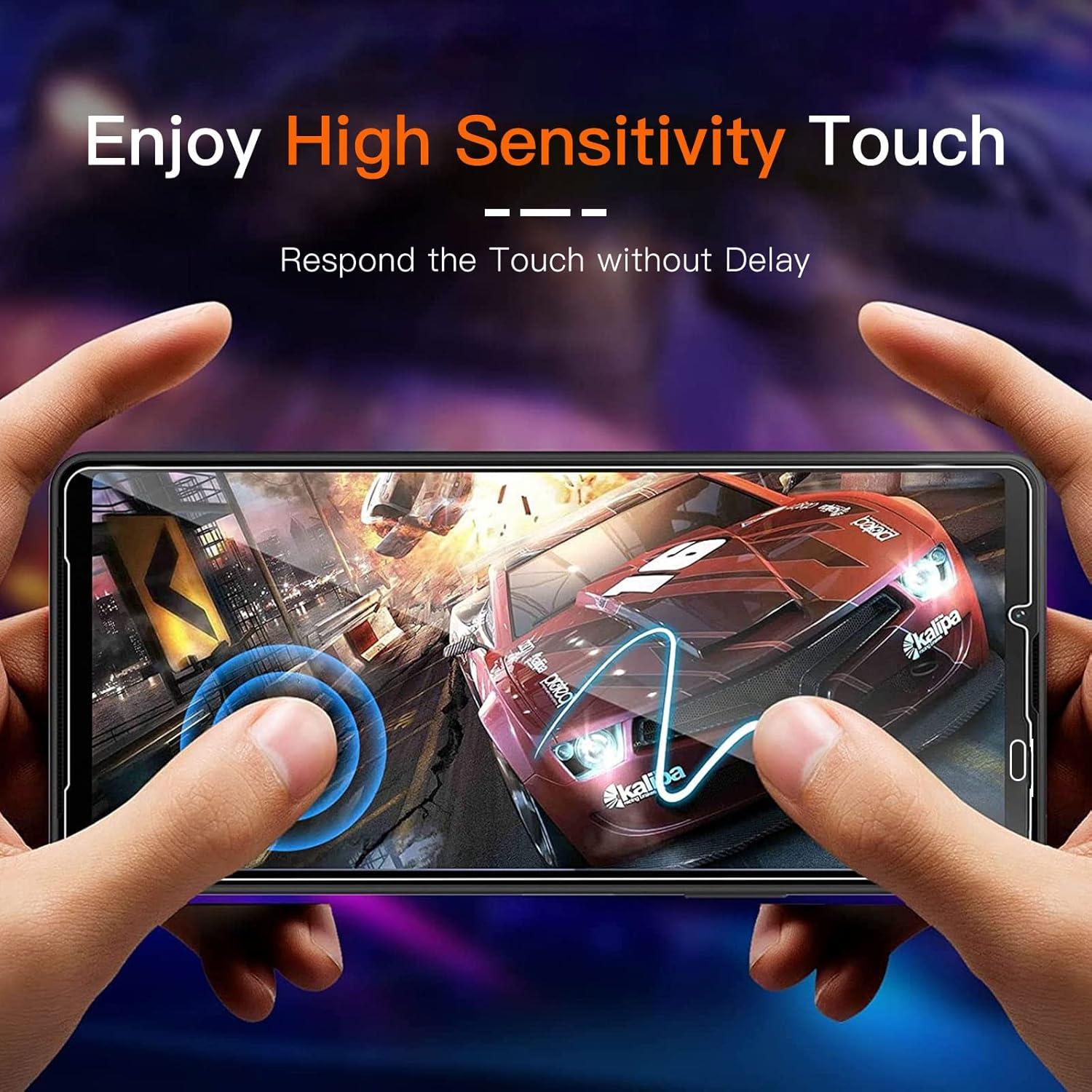 Schutzfolie Panzerglas Sony Xperia 10 v 2 Stück Kamera Panzerfolie 9H