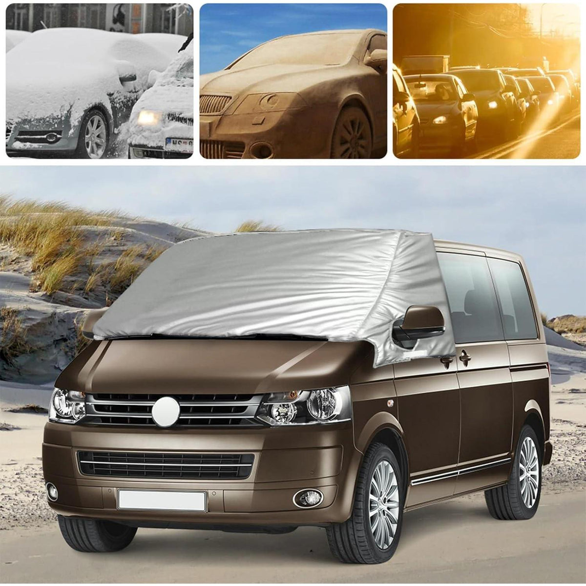 Thermo Windschutzscheibenabdeckung für VW T5 & Caddy (2010-2020)