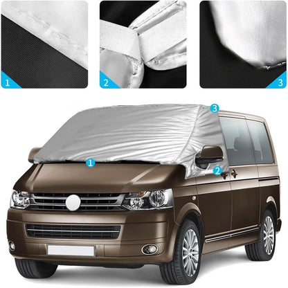 Thermo Windschutzscheibenabdeckung für VW T5 & Caddy (2010-2020)