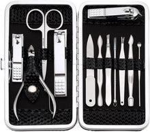 Maniküre Set Edelstahl Nagelpflege Werkzeuge Schwarz