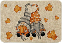 Herbst Fußmatte Ahornblätter Kürbisse Gnom Dekor 40x60 cm