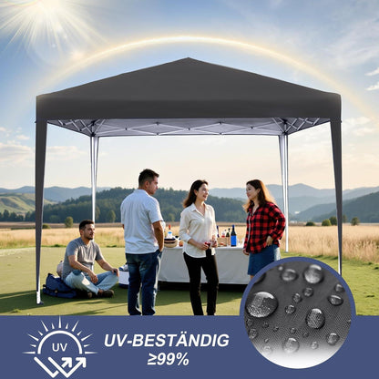 3x3 Faltpavillon Wasserdicht – Partyzelt für Garten & Events