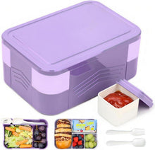 Brotdose Lunchbox mit Fächern Auslaufsicher BPA-Frei