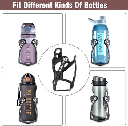 Fahrrad Flaschenhalter Set mit 750ML Sport-Wasserflasche & Käfig