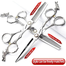 Professionelle Friseurschere 6 Zoll Edelstahl 3-teiliges Set