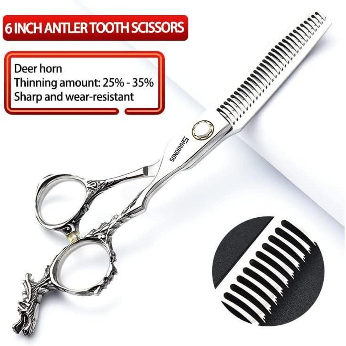 Professionelle Friseurschere 6 Zoll Edelstahl Set