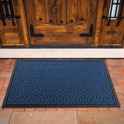 Fußmatte Blau 92x61 cm – Rutschfest & Vielseitig für Innen & Aussen