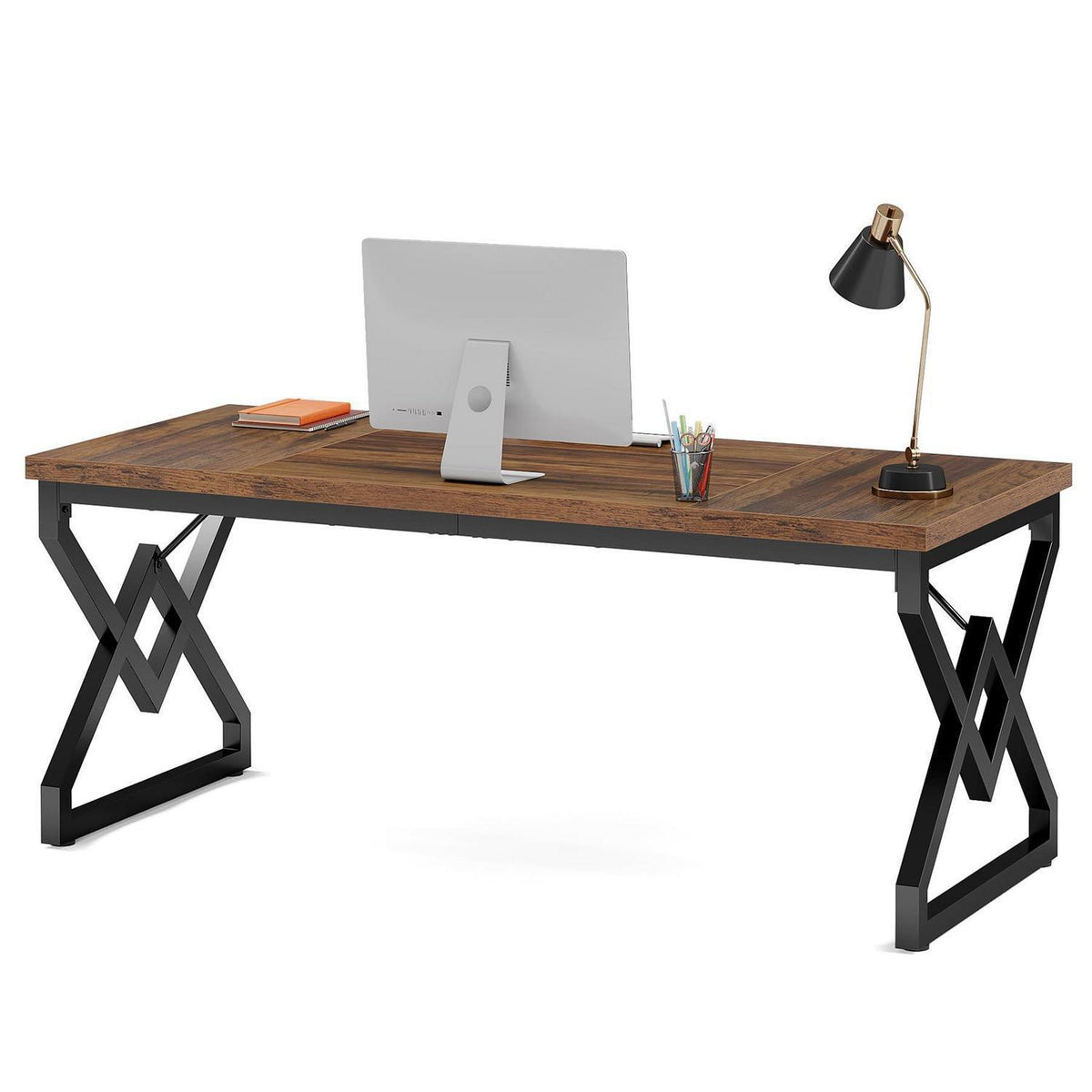 Großer Schreibtisch 160cm – Industrieller Bürotisch für Home Office