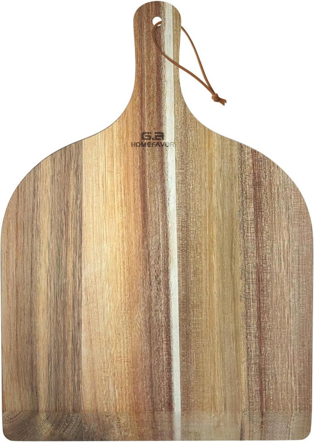 Pizzabrett Akazienholz 30 cm mit Griff, vielseitig einsetzbar