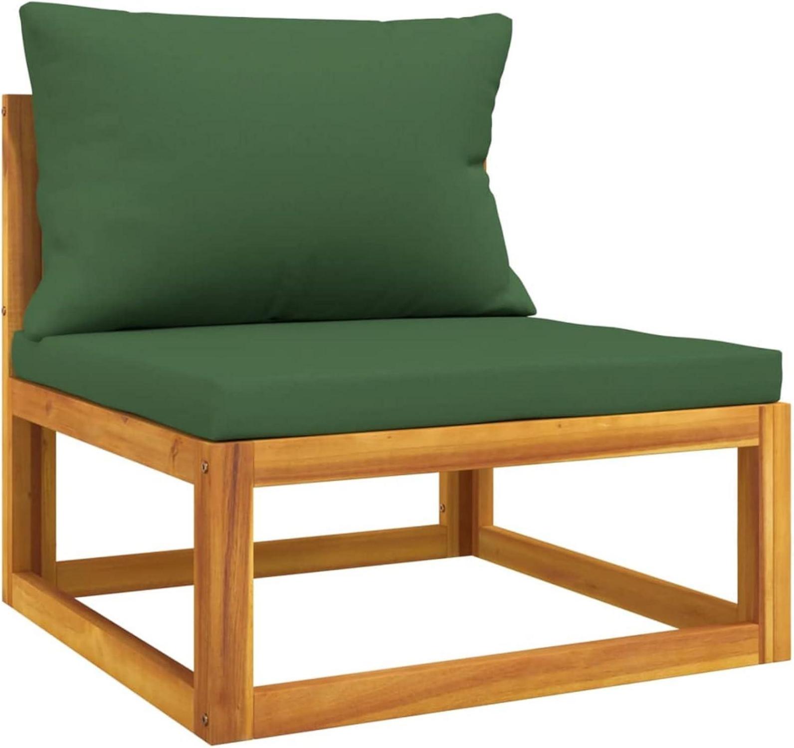 Modulares Gartensofa-Set Holz 8-tlg Outdoor Lounge Set Sitzgarnitur