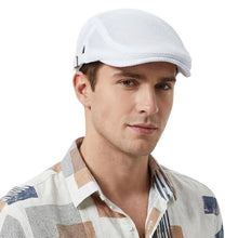 Unisex Baskenmütze mit Mesh – Atmungsaktive Sommer Flatcap