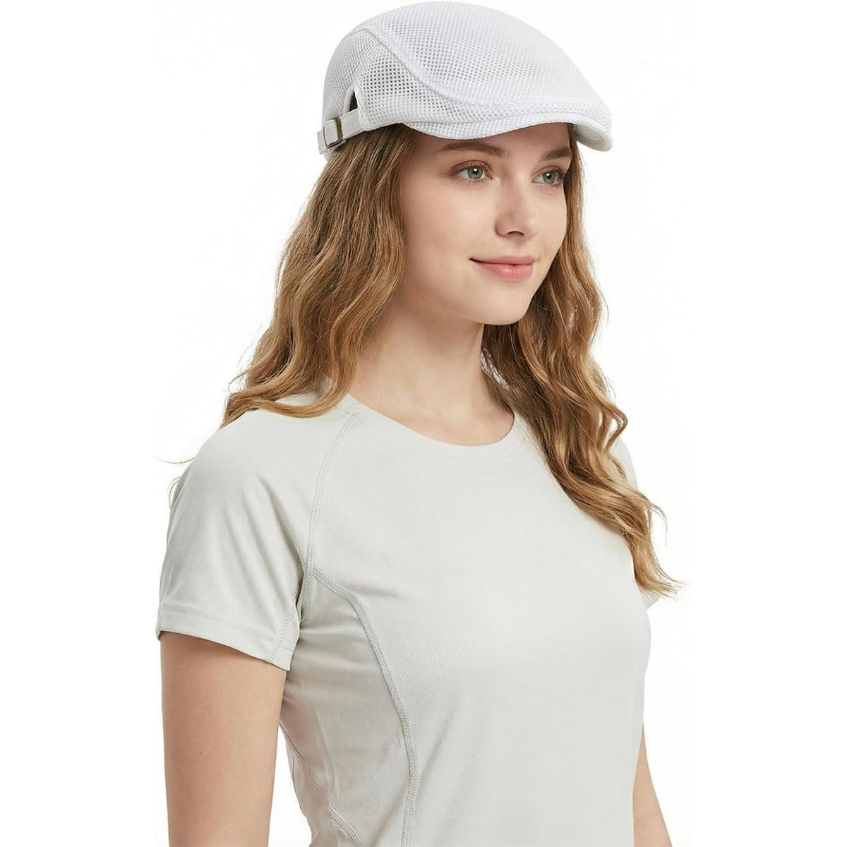 Unisex Baskenmütze mit Mesh – Atmungsaktive Sommer Flatcap