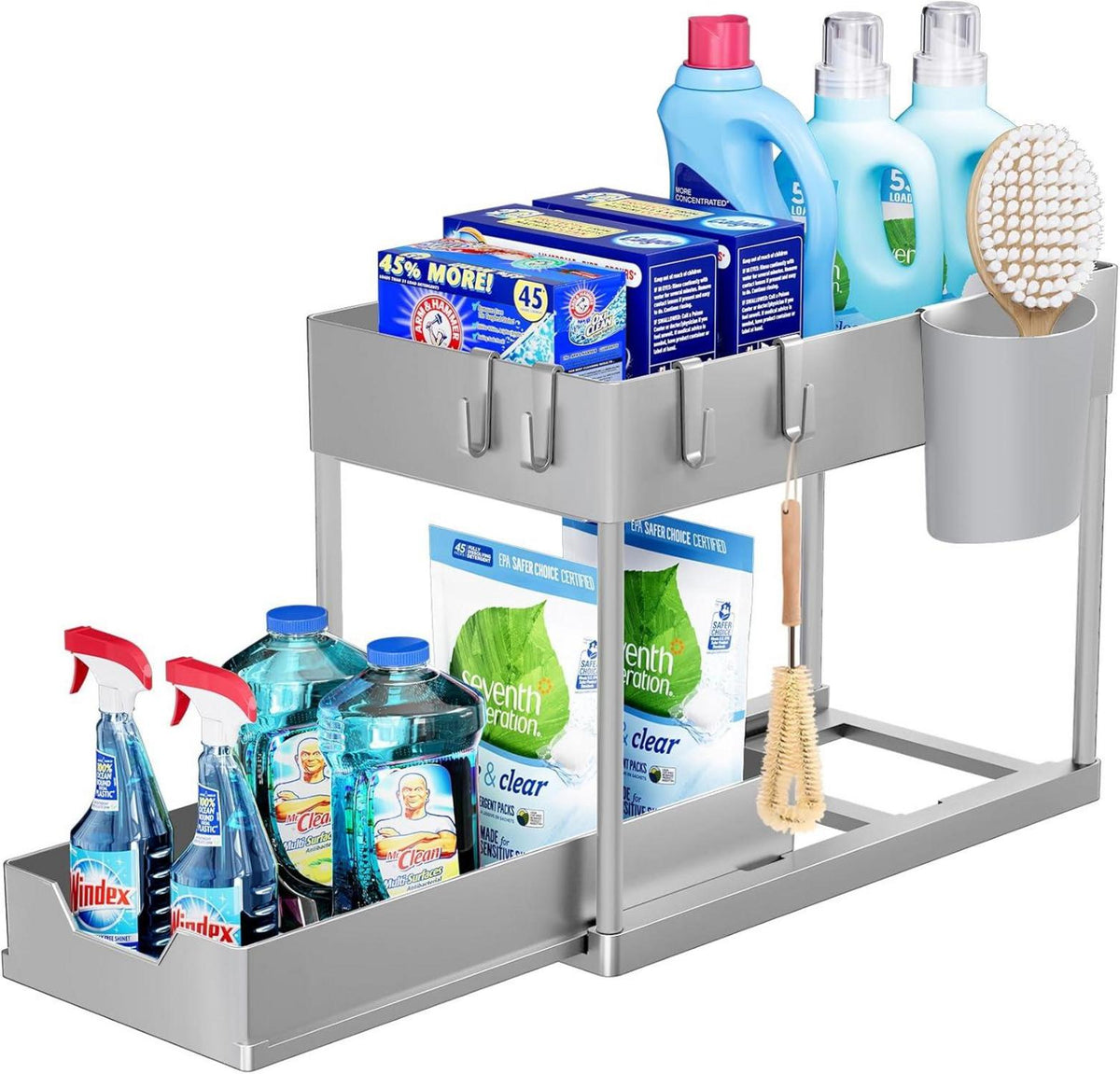 Unter Waschbecken Regal 2 Etagen Standregal Küchen Organizer