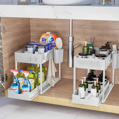 Unter Waschbecken Regal 2 Etagen Standregal Küchen Organizer