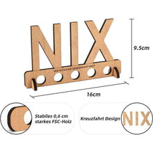 Originelles NIX Geldgeschenk aus Holz für Geburtstag und