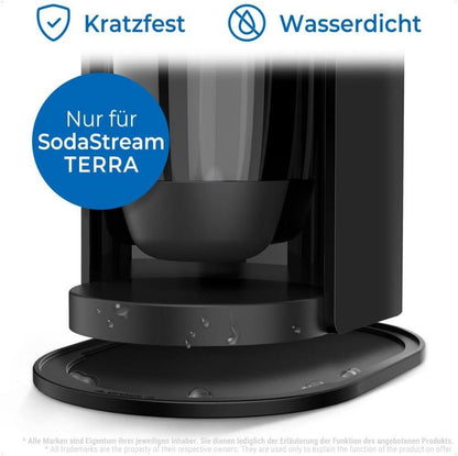 Silikon Abtropfmatte für SodaStream TERRA Wassersprudler Wasserdicht Rutschfest