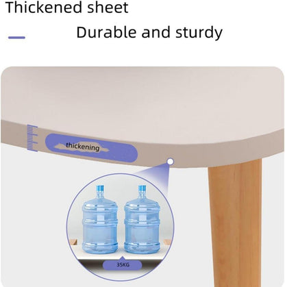 Niedriger ovaler Couchtisch solide Tischbeine moderner Wohnzimmer