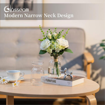 Kleine Glasvasen Set Modern Tischdeko Hochzeit Wohnzimmer