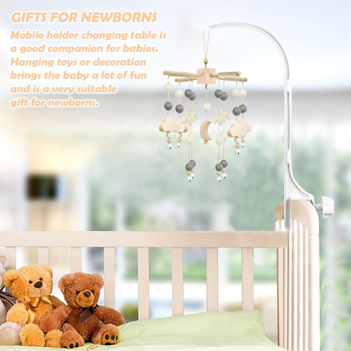 Mobile Halterung Babybett Verstellbare Wickeltisch Halterung ohne
