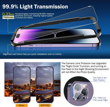 Panzer Schutz Glas + Kameraschutz Folie für iPhone 14 Pro