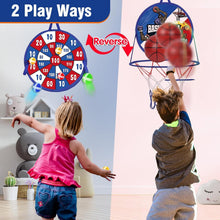 Basketballkorb Dartscheibe-Set Kinder 2-in-1 Indoor Outdoor