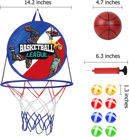 Basketballkorb Dartscheibe Set Kinder Indoor Outdoor Spielzeug