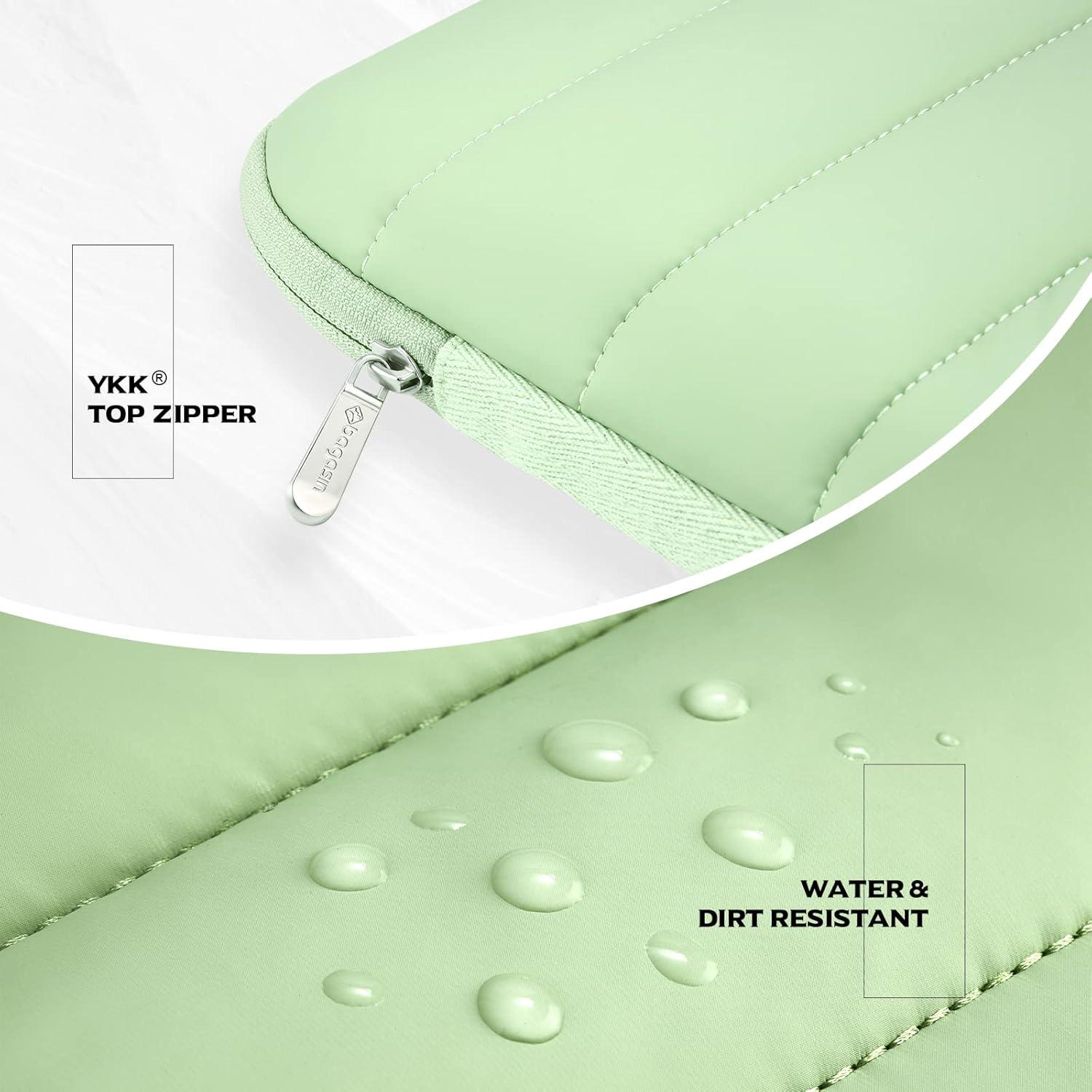 Laptop Hülle Tasche 14 Zoll Wasserdicht Sleeve Schutzhülle 4-lagiger Schutz Grün