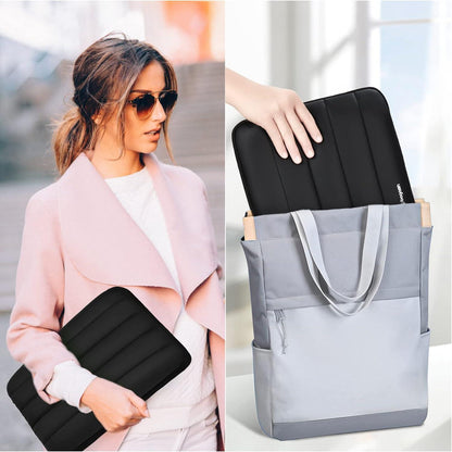 Laptop Hülle 15-16 Zoll Wasserdicht Schutzhülle Sleeve 4-lagig Schwarz