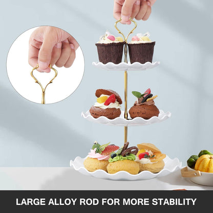 3-stufiger Kuchenständer Cupcake Dessert Display Hochzeit Geburtstag