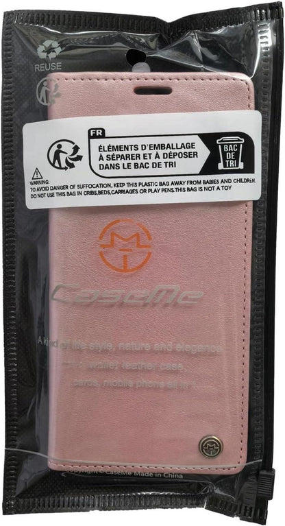 Samsung Galaxy A34 5G Hülle Leder Flip Case RFID Magnet Standfunktion 6,6'' - Rosa