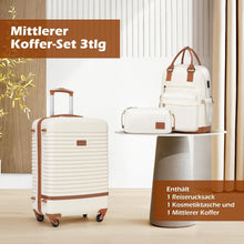 COOLIFE Koffer Set ABS Hartschale 4 Rollen