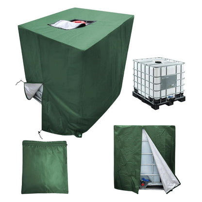 IBC Tank Abdeckung 1000L - Frostschutz & Schutzhülle mit Reißverschluss