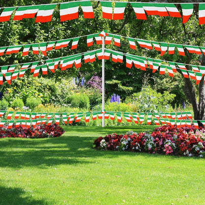Italienische Wimpelkette 30 Flaggen – Party, WM, EM Deko