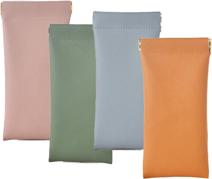 Brillenetui Damen Weiches PU Leder Sonnenbrillen Etui
