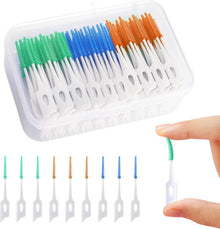 210 Interdentalbürsten Silikon Zahnreiniger Set