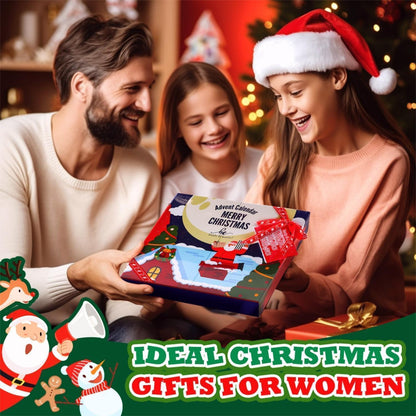 BODY & EARTH Wellness Adventskalender für Frauen mit 24 SPA Produkte Geschenkset