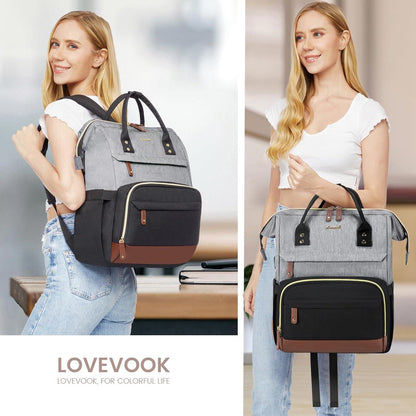Rucksack Damen Laptop 15.6 Zoll Schulrucksack Mädchen