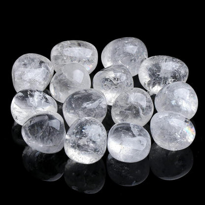 Bergkristall Trommelsteine 100g - Klarer Quarz Heilkristalle