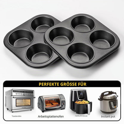 Muffinform für Luftfritteuse & Ofen – Antihaft, 2er Set