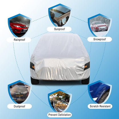 10-lagige Autoabdeckung wasserdicht für Peugeot 107 (2005-2014)