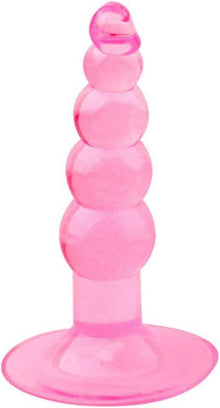 Silikon Analplug Anal Beads Buttplug Kette mit 5 Kugeln - Rosa