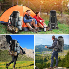 Night Cat Wanderrucksack 70L wasserdicht Herren Damen