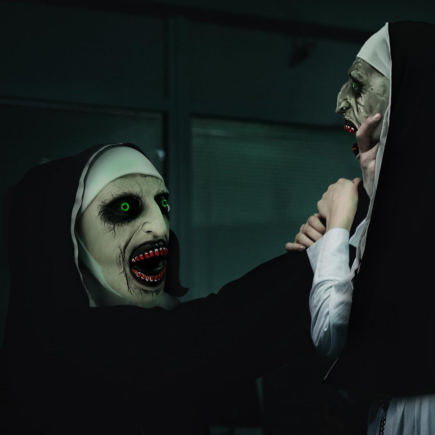 FUFRE Halloween Skelettmaske Latex Horror Totenkopf Schädelmaske