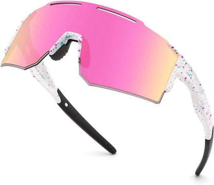 Polarisierte Sport-Sonnenbrille UV400 Wechselgläser Outdoor-Sportarten