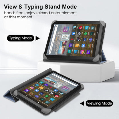 HoYiXi 7-8 Zoll Universal Tablet-Hülle mit Ständer - Violett